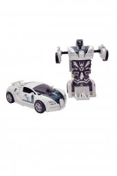 Otobot Polis Bugatti Transformers Robot Araba - 3