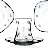 Decocia Kazaan 12 Kişilik 24 Parça Çay Seti  170cc Sema Desenli thumbnail 1