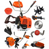 Mager 52 CC 9.9 HP Benzinli Yan Tip Çapa Aparatlı Tırpan Makinası Çapalama - 1