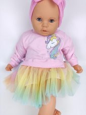 Tütü Etekli Bebek Elbise, Unicorn Elbise ID:170 - 1
