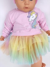 Tütü Etekli Bebek Elbise, Unicorn Elbise ID:170 - 8