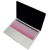 Macbook Pro Klavye Koruyucu (Türkçe Q) A1706 A1989 A2159 A1707 A1990 ile Uyumlu Gradient - 6