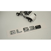 Benz GL 63S Bagaj Krom Metal 3M 3D Yazı Logo - 2