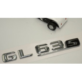 Benz GL 63S Bagaj Krom Metal 3M 3D Yazı Logo - 3