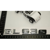 Benz GL 63S Bagaj Krom Metal 3M 3D Yazı Logo - 5