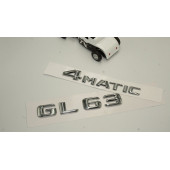 Benz GL 63 4Matic Bagaj Krom Metal 3M 3D Yazı Logo - 2