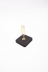 Deri Not Tutucu Gold Detaylı - 4