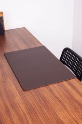 Deri Masa Sümeni Kahve Kenar Korumalı 60x40cm - 2