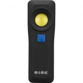 S-link SL-F593 3W Cob Led 3xAAA 1.5V Pil Lensli Özel Tasarımlı Manyetik Tutuculu El Feneri - 1