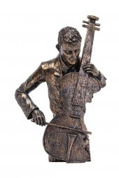 Biev Bronz Müzisyen Biblo 47 cm RCO010 - 1