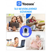 Mini otomatik ev güvenlik kapalı IP kamera gözetim kablosuz WiFi kamera bebek izleme monitörü - 3