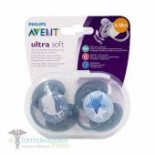 Philips Avent SCF 223/03 Ultra Soft Emzik 6-18 Ay Erkek - 1