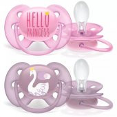 Philips Avent SCF 223/02 Ultra Soft Emzik 6-18 Ay Kız - 1