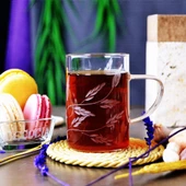 DECOCIA K50 BOROSİLİKAT 3LÜ İNCE CAM KUPA 200CC SÜRGÜN DESENLİ thumbnail 2