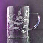 DECOCIA K50 BOROSİLİKAT 3LÜ İNCE CAM KUPA 200CC SÜRGÜN DESENLİ thumbnail 3