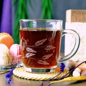 DECOCIA K220 6LI CAM KUPA 340CC SÜRGÜN DESENLİ thumbnail 2