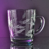 DECOCIA K220 6LI CAM KUPA 340CC SÜRGÜN DESENLİ thumbnail 3