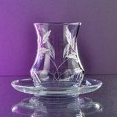 Decocia Afro 6 Kişilik 12 Parça Çay Seti 170cc Sürgün Desenli thumbnail 4