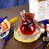 Decocia Afro 6 Kişilik 12 Parça Çay Seti 170cc Sürgün Desenli thumbnail 2