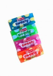 Renkli Silgi Sweety Silgi Orta Boy Mikro Silgi Yumuşak 4 Adet Yumuşak Silgi - 3