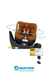 Maxi-Cosi Mica Pro Eco I-Size ADAC'lı İsofix'li 360 Dönebilir Yatabilir 0-18 Kg Bebek Oto Koltuğu Authentic Cognac - 1