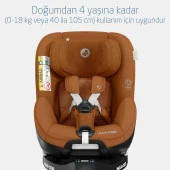 Maxi-Cosi Mica Pro Eco I-Size ADAC'lı İsofix'li 360 Dönebilir Yatabilir 0-18 Kg Bebek Oto Koltuğu Authentic Cognac - 9