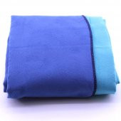 Havuz Deniz Plaj Havlusu Mikrofiber Havlu Spor Havlusu 80x130 Cm Mavi-Yeşil - 8