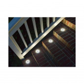 8 Adet 8 Ledli Gömme Solar Zemin Aydınlatma Spot Lambası Su Geçirmez D17 8Lİ SET - 3