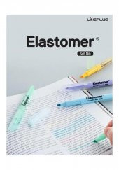 Elastomer Fosforlu Kalem Pastel Renkler 8li 1 Paket İşaret Kalemi 8 Renk Fosforlu Kalem - 2