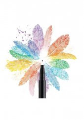 Lineworks Fineliner Pastel 10 Renk Kalem Seti 0.5mm 1 Paket 10 Renk Keçe Uçlu Kalem - 3