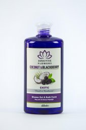 Sensitive Flowers Coconut Blackberry Exotic Duş Jeli 650 Ml - 2