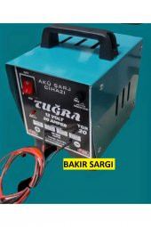 Tuğra Tgr20 Bakır Sargı 12 Volt 20 Amper Akü Şarj Cihazı - 1