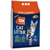 Akkum İnce Taneli Marsilya Sabunu Kokulu Kedi Kumu 10 Kg - 1