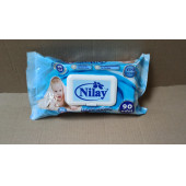 ISLAK MENDİL NİLAY 90'LI 24 ADET MAVİ - 1