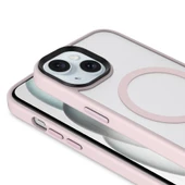 Apple iPhone 14 Kılıf Mat Arka Yüzey Zore Flet Magsafe Kılıf thumbnail 6