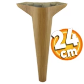 Aspen Lüks Mobilya Kanepe Koltuk Tv Ünitesi Konsol Yükseltici Ayağı Ayakları 24 Cm Açık Kahverengi thumbnail 1