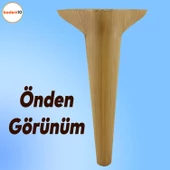 Aspen Lüks Mobilya Kanepe Koltuk Tv Ünitesi Konsol Yükseltici Ayağı Ayakları 24 Cm Açık Kahverengi thumbnail 5