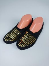 Pullu Babet Patik El Örgüsü Tabanlıklı Patik ID:29 - 3