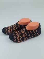 El Örgüsü Patik Çeyizlik Bohçalık Hediyelik Siyah Renk Patik ID:341 - 3