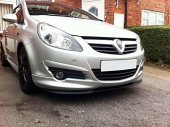 Opel Corsa D MK4 uyumlu ÇUPRA  Ön Tampon Lipi Cupra Lip 3 Parça - 3