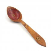 Antika El İşi Çiçek Desenli Kaşık  Çiçekli Kaşık thumbnail 1