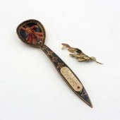 Antika El İşi Mevlana Semazen Kaşık  Termometreli Ahşap Kaşık thumbnail 1