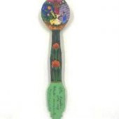 Sanat Taciri - El Boyama Antika Mevlana Resimli Ahşap Kaşık thumbnail 1