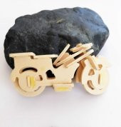 Yap Boz Ahşap Motorsiklet Hobi Motor thumbnail 1