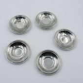 Eski - Kabarık Kenar 5 Adet Çay Bardağı Tabağı Mini Çerezlik - Lokumluk - Şekerlik Lot - 1 - 1