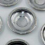 Eski - Dalgalı Kenar 6 Adet Çay Bardağı Tabağı Mini Çerezlik - Lokumluk - Şekerlik Lot - 3 - 2