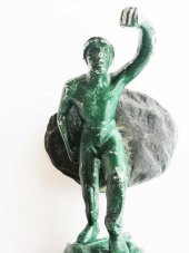 23 cm Büyük Boy Etli Madenci Biblosu Metal Biblo - 1