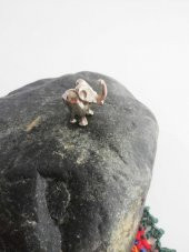 Antika 1 Adet Minyatür Metal Fil Biblosu thumbnail 1