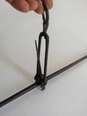 Sanat Taciri - El Yapımı Dövme Demir Eskilerden Terazi Ölçü Aleti Parçası - 4