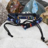 Kuş Tüyü Figür Deri Örme Erkek Bileklik TASARIM Unisex Bileklik - 222 - 2